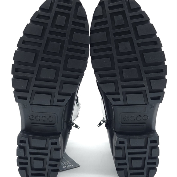 ECCO Modtray Women's Insulated Black Lace Up Ankle Boots Size 8-8.5 EU 39 - Picture 7 of 14